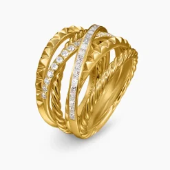 David Yurman Crossover Trio Six Row Ring