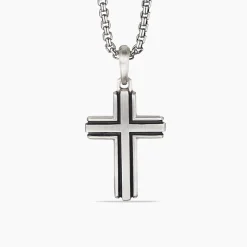 David Yurman Deco Cross Pendant
