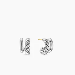 David Yurman DY Mercer® Double Hoop Huggie Earrings
