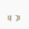 David Yurman DY Mercer® Double Hoop Huggie Earrings