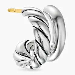 David Yurman DY Mercer® Double Hoop Huggie Earrings