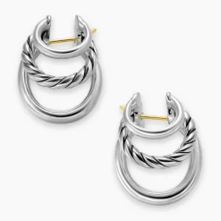 David Yurman DY Mercer® Three Row Hoop Earrings