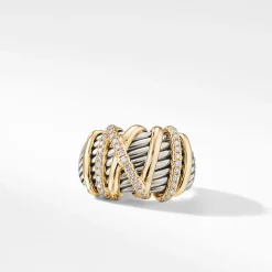 David Yurman Helena Statement Ring with Diamonds