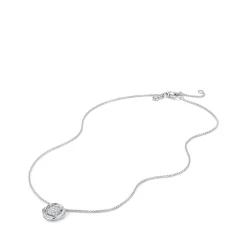 David Yurman Infinity Pendant Necklace with Diamonds