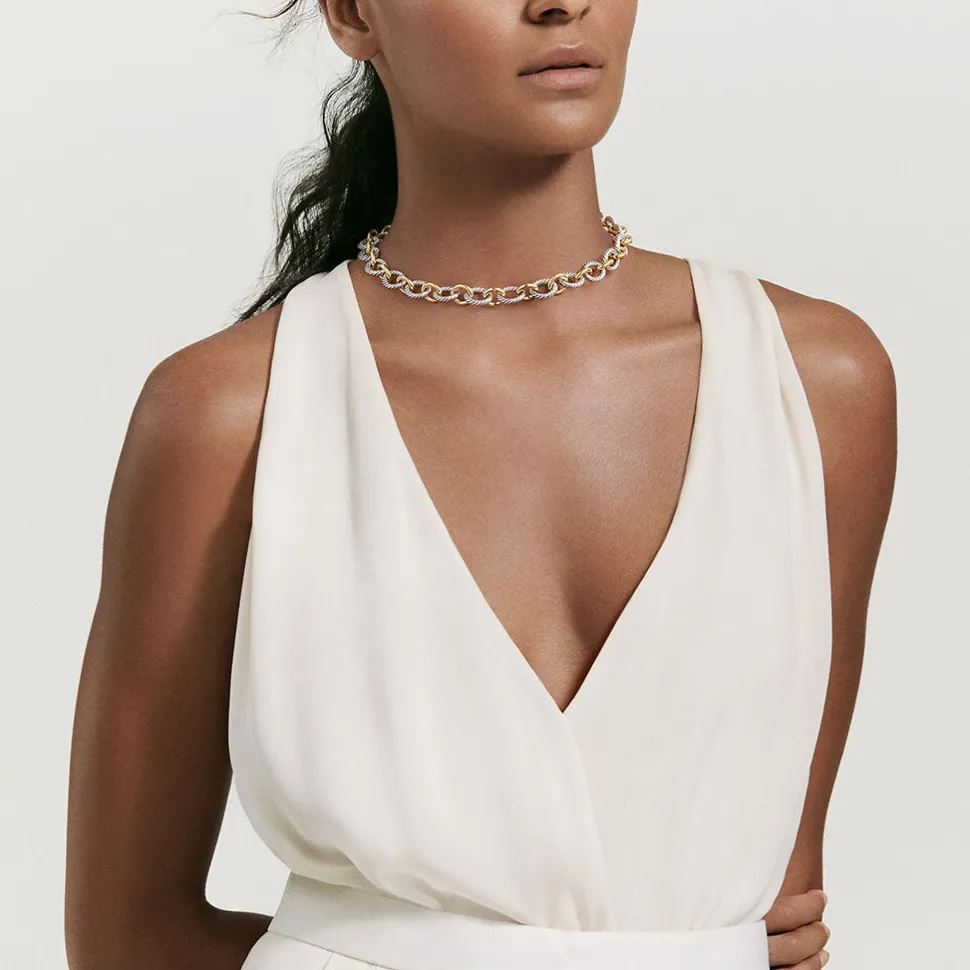 David Yurman Large Oval Link Necklace