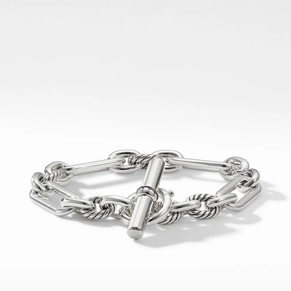 David Yurman Lexington Chain Bracelet with Diamonds