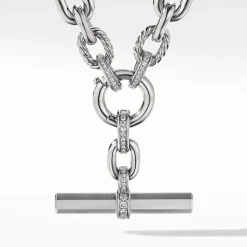 David Yurman Lexington Chain Necklace with Diamonds