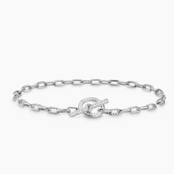 David Yurman Madison Pavé Toggle Chain Bracelet