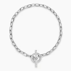 David Yurman Madison Pavé Toggle Chain Bracelet