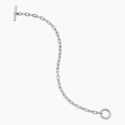 David Yurman Madison Pavé Toggle Chain Bracelet