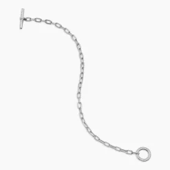 David Yurman Madison Pavé Toggle Chain Bracelet