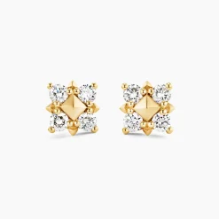 David Yurman Petite Modern Renaissance Pyramid Stud Earrings