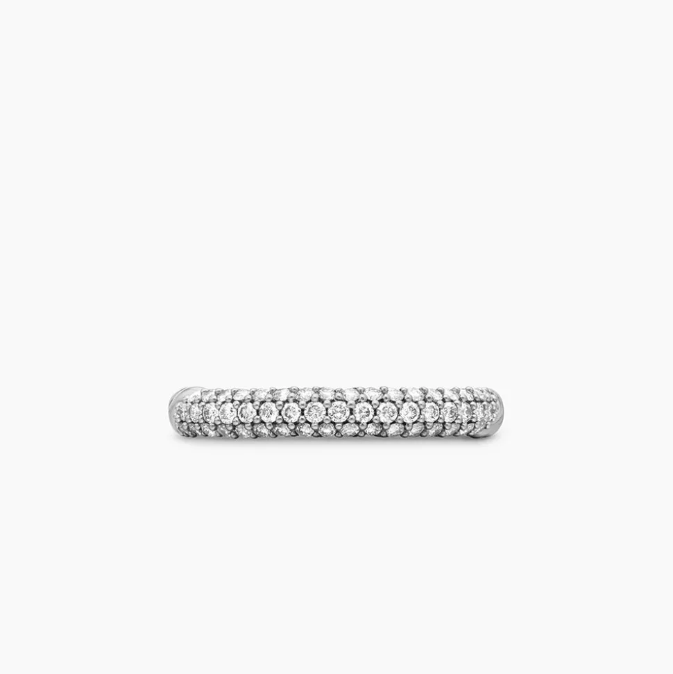 David Yurman Petite Pavé Stack Ring