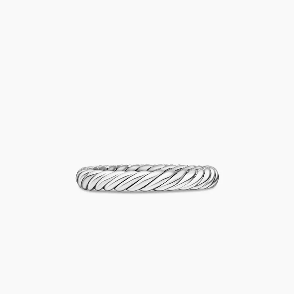 David Yurman Petite Pavé Stack Ring