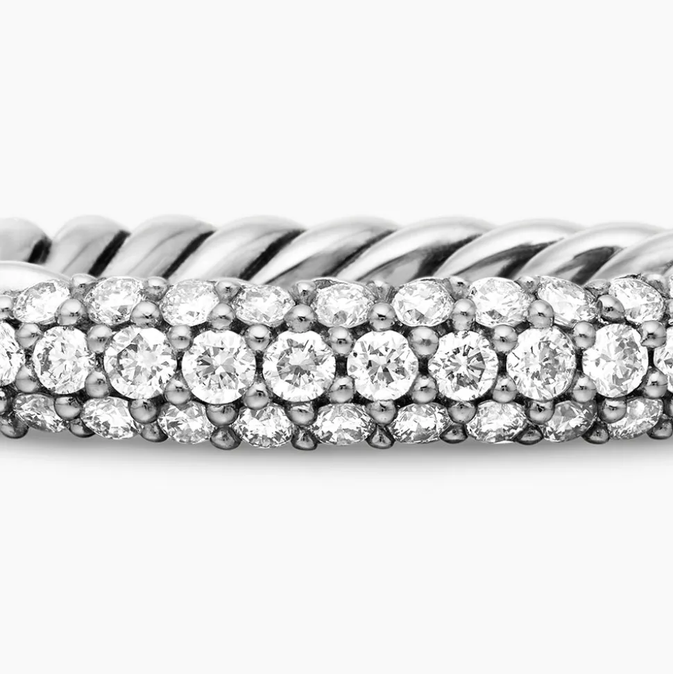 David Yurman Petite Pavé Stack Ring