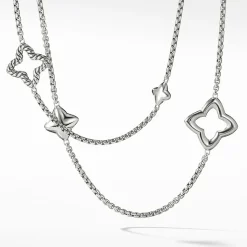 David Yurman Quatrefoil Chain Necklace