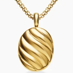 David Yurman Sculpted Cable Locket