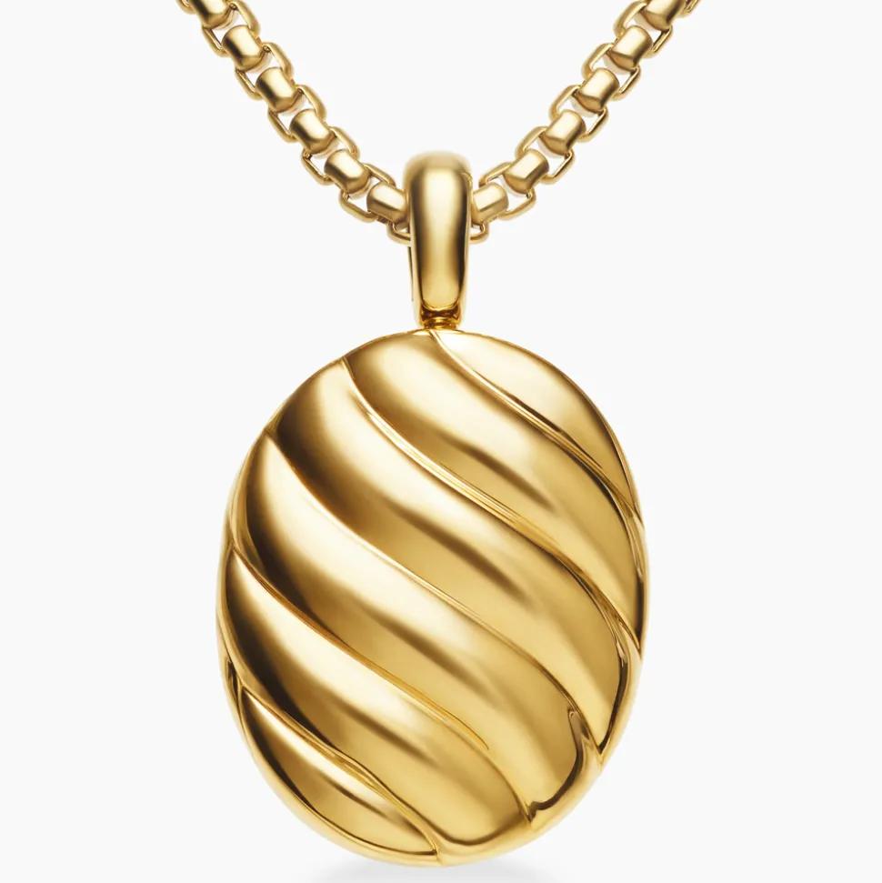 David Yurman Sculpted Cable Locket