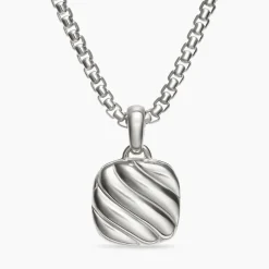 David Yurman Sculpted Cable Square Locket