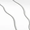 David Yurman Small Box Chain Necklace with an Accent of 14ct Gold