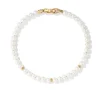 David Yurman Spiritual Beads Bracelet with Pearls and 14ct Yellow Gold