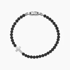 David Yurman Spiritual Beads Cross Station Bracelet