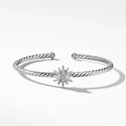 David Yurman Starburst Centre Station Bracelet with Pavé Diamonds