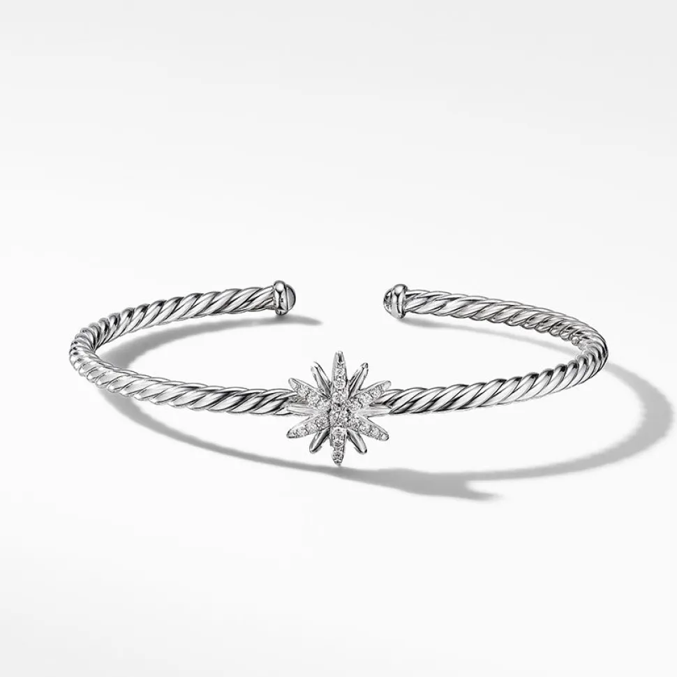 David Yurman Starburst Centre Station Bracelet with Pavé Diamonds