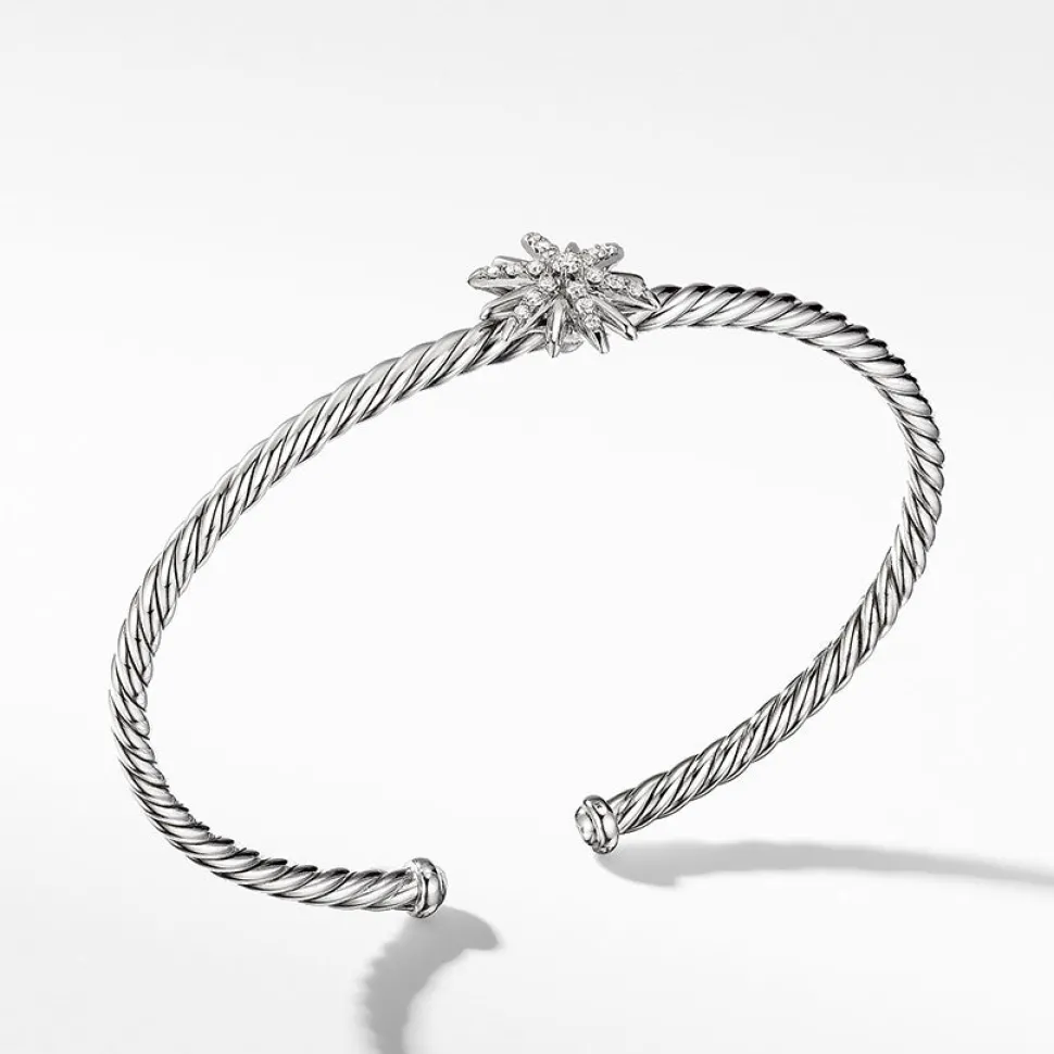 David Yurman Starburst Centre Station Bracelet with Pavé Diamonds