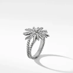 David Yurman Starburst Ring with Pavé Diamonds