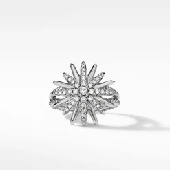 David Yurman Starburst Ring with Pavé Diamonds
