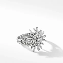 David Yurman Starburst Ring with Pavé Diamonds