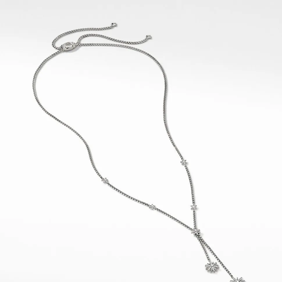 David Yurman Starburst Y Necklace with Diamonds