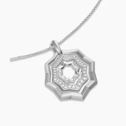 David Yurman Stax Zig Zag Pendant Necklace