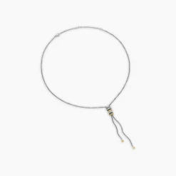 David Yurman Stax Zig Zag Y Necklace