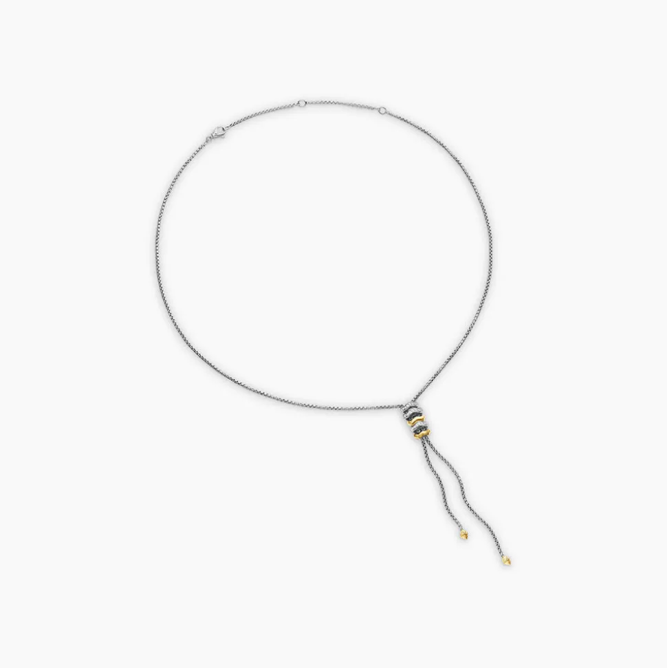 David Yurman Stax Zig Zag Y Necklace