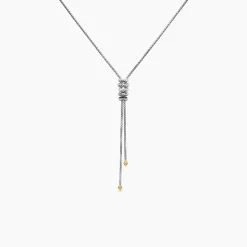 David Yurman Stax Zig Zag Y Necklace