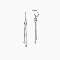 David Yurman Stax Zig Zag Chain Drop Earrings