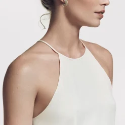David Yurman The Crossover Collection® Huggie Hoop Earrings with 18ct Yellow Gold