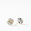 David Yurman The Crossover Collection® Stud Earrings with 18ct Yellow Gold