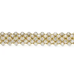 10.66 Diamond Yellow Gold Bracelet