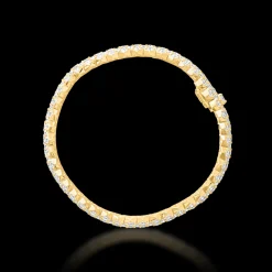 10.66 Diamond Yellow Gold Bracelet