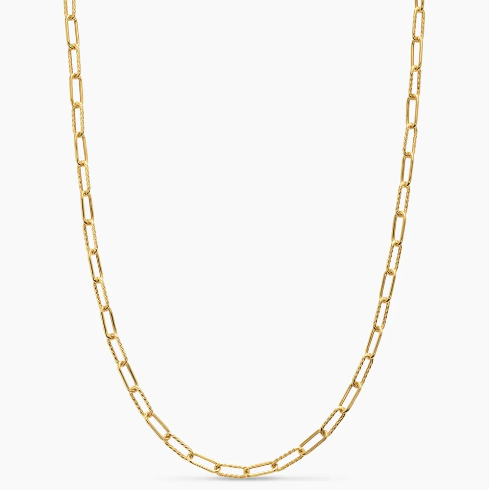 DY Madison® Chain Necklace 18K Yellow Gold, 4mm