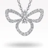 Essence 0.35ct Diamond White Gold Necklace