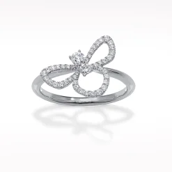 Essence 0.35ct Diamond White Gold Ring