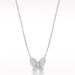 Essence 0.92ct Diamond White Gold Necklace