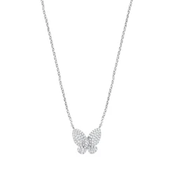 Essence 0.63ct Diamond White Gold Necklace