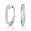Eternal 0.53ct Diamond White Gold Earrings