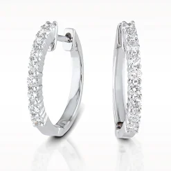 Eternal 0.53ct Diamond White Gold Earrings