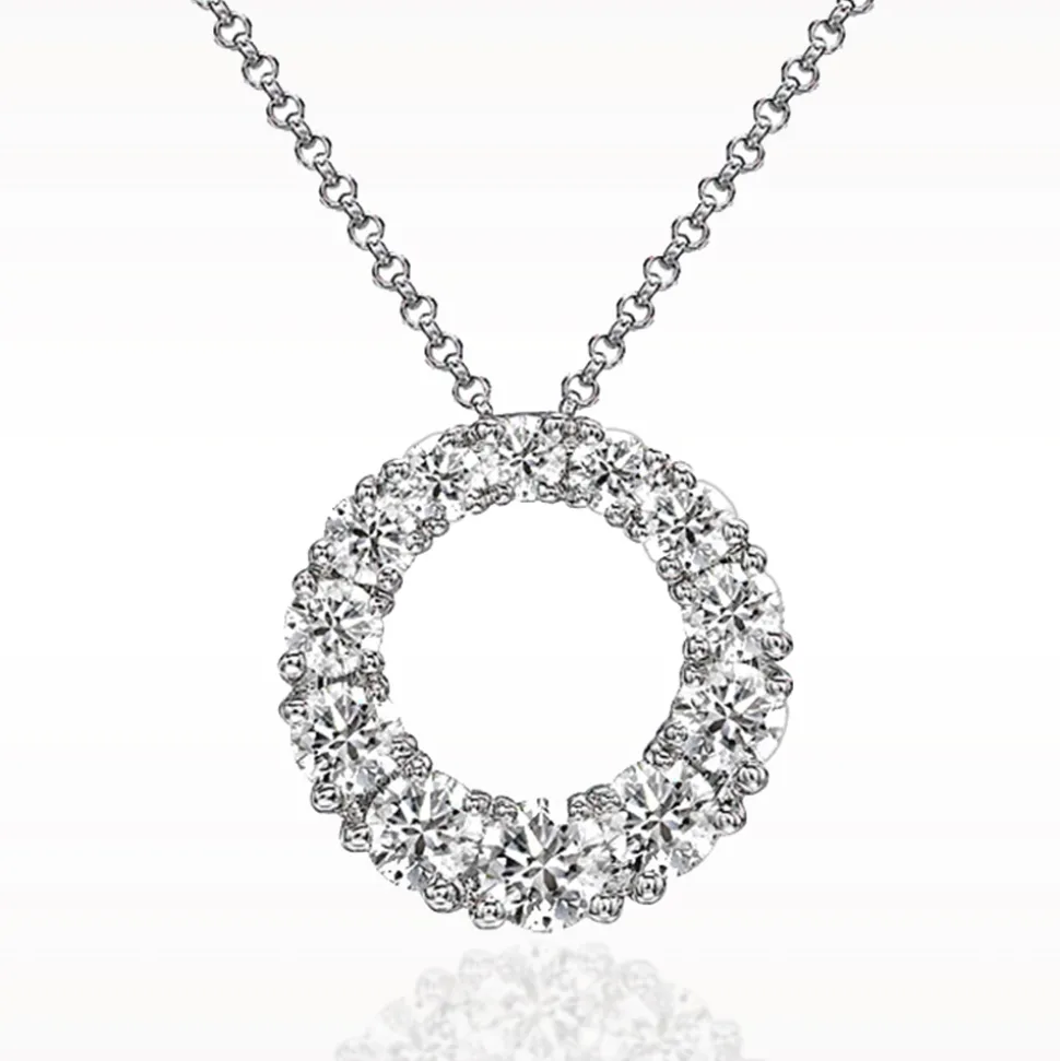Eternal 1.75ct Diamond White Gold Necklace